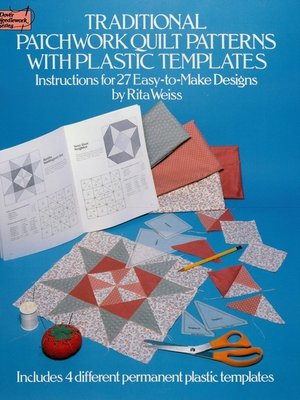 cover image of Traditional Patchwork Quilt Patterns with Plastic Templates